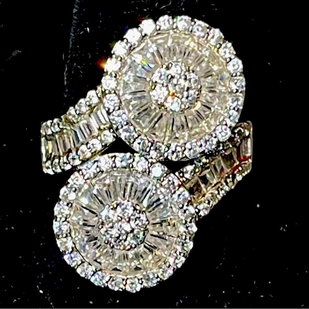 Sterling Silver Diamonique Ring